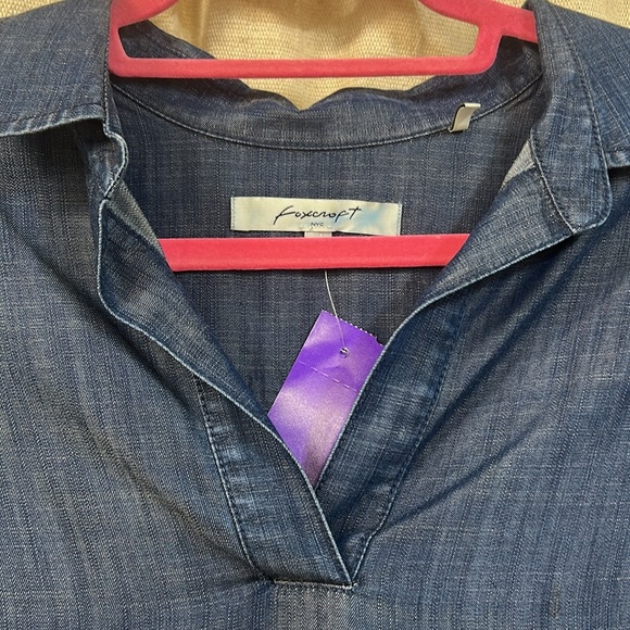 Blue Denim Dress- Foxcroft NYC - Picture 3 of 6